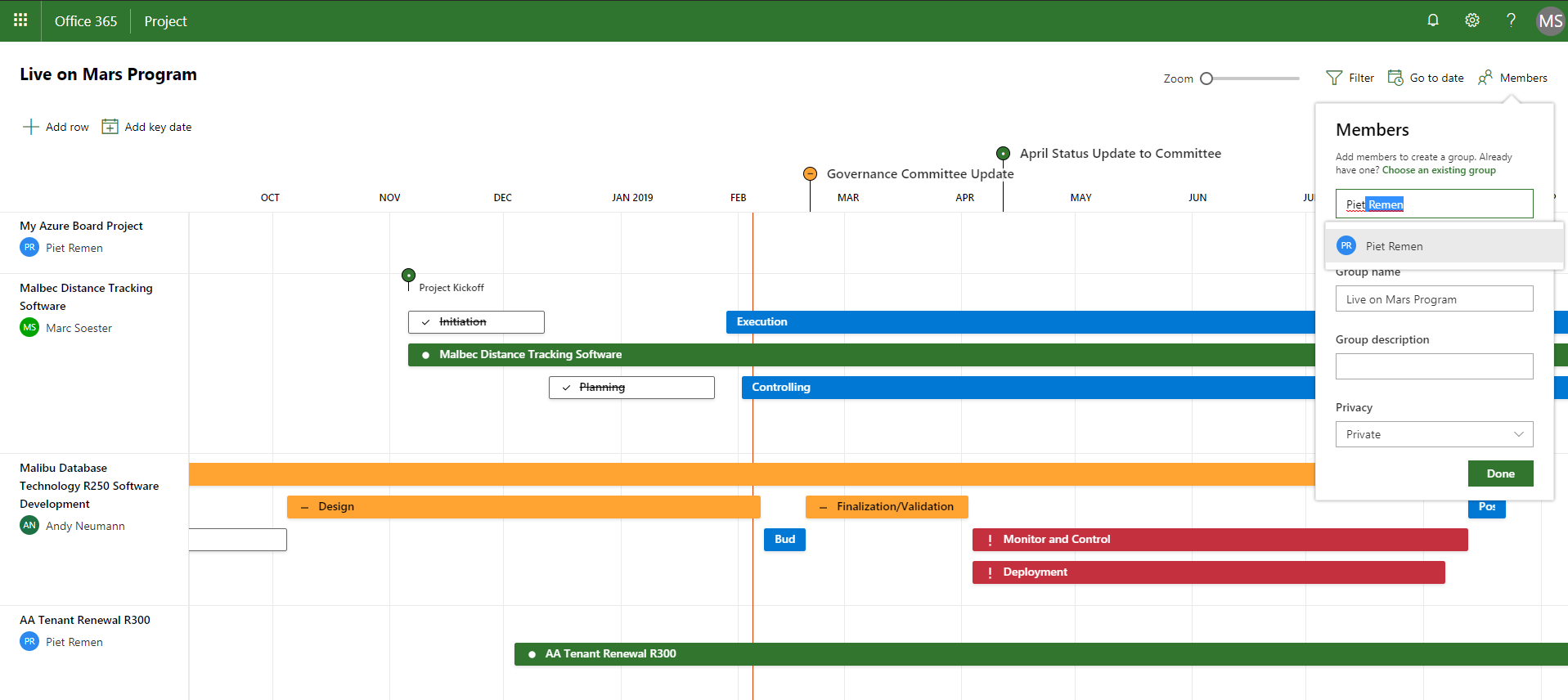 Microsoft Roadmap Maps Strategy To Execution Sensei Project Solutions